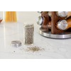 Orii 20 Jar Rotating Dark Acacia Wood Spice Rack with