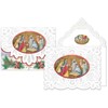 Set of 3 - Christmas Holiday Manger Scene Portfolio Boxed