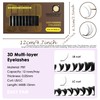 SEEDEW Camellia 3D Easyfan Lashes, 0.05 LC Curl 8-15mm, Multilayer