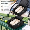 Golf Shoe Bag for Travel, Breathable Oxford Shoe Carrier with