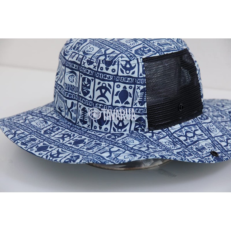 TAVARUA TM1005 (TAPA) Standard Surf Hat, UPF50+, Unisex, Wide Brim,