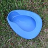 YUMSUM Firm Thick Stable PP Bedpan Heavy Duty Smooth Countoured