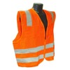Radians SV8OMXL Polyester Mesh Standard Class-2 Vest, X-Large, Orange
