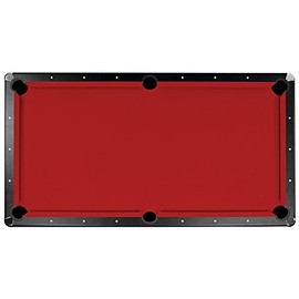 Championship Saturn II Billiards Cloth Pool Table Felt , Red, 8-Feet