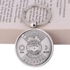 Antique 50 Years Perpetual Calendar Keychain Metal Key Ring Accessory