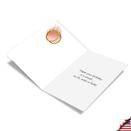 NobleWorks - Funny Birthday Greeting Card with 5 x 7 Inch Envelope (1 Card) Bday The End C10099BDG