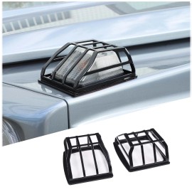 Ynei Metal Hood Turn Signal Light Guard Grille Cover Fits Mercedes G-Class 2007-2018