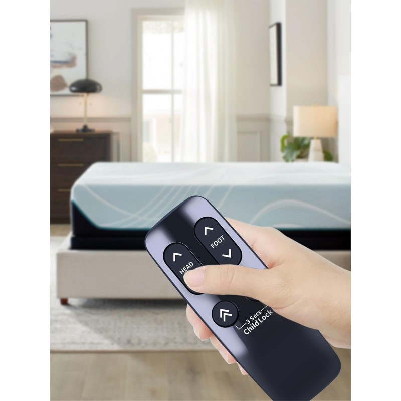 RYQIF Replacement Remote Control for Serta Linak HC12BL0011-02 HC10BL Beautyrest