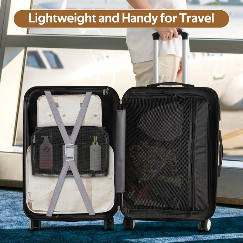 MISSLO Bathroom Shower Organizer Mesh Hanging Shower Caddy with Rotatable