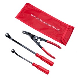 Klips Entfernungs-Zange Set 3 Stück Befestigungs Entferner – Auto Verkleidungs Entfernungs Zange Hebeln Niet Werkzeug Clips Reparatur Abzieher Tool Kit für Autotür, Radio, Armaturenbrett