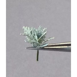 Dollhouse miniature DIY laser cut Quarter scale Dusty Miller Leaves #447