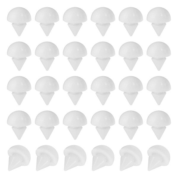 PATIKIL 30 Stück Silikonstopfen 5 mm Silikon Lochstopfen, Runden Gummistopfen,