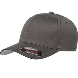 Flexfit Men's Athletic Baseball Fitted Cap, Gray, Large-X-Large