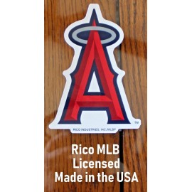 Rico Anaheim Angels Baseball Decal Die Cut Static Cling Lic Color Sticker Made in USA