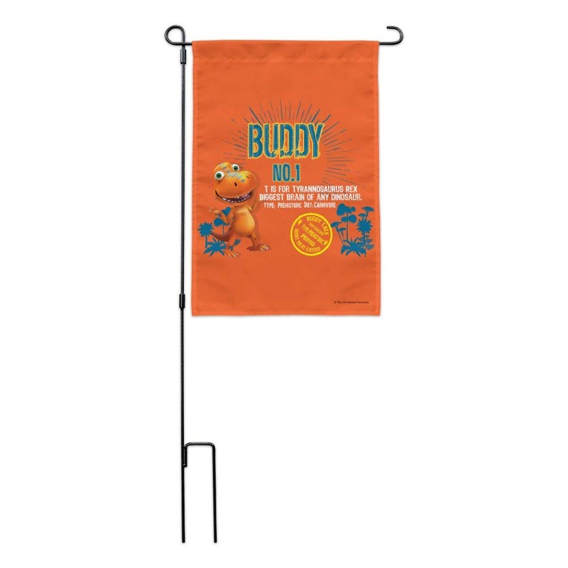 Dinosaur Train Buddy No 1 T-Rex Garden Yard Flag