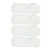 4pcs Feminine Cloth Pads Blue Pure Cotton Washable Reusable Breathable