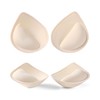 LUPAPA Bra Pads 2 Pairs 4 Pieces Thicker Fuller Super