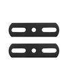 JCBIZ 2PCS Metal Steel Repair Fixing Bracket Connector Heavy Duty