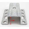 Sturdy Built 1 1/2 inch Galvanized Boat Trailer Hat Bracket
