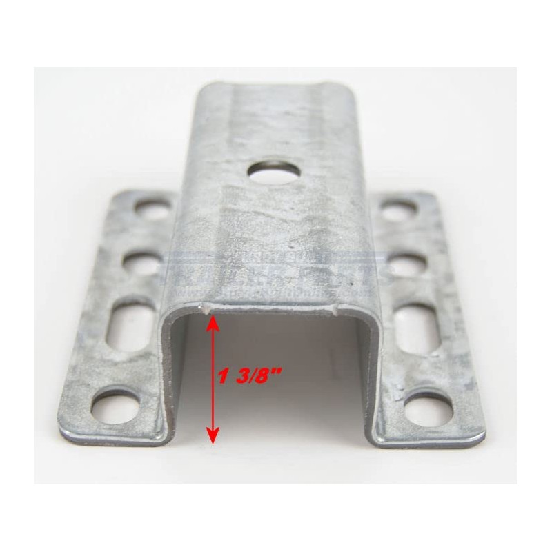 Sturdy Built 1 1/2 inch Galvanized Boat Trailer Hat Bracket