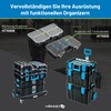 Högert Technik - Werkzeug-Organizer HTM BOX, Milchiger Deckel aus Robustem