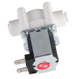 Water Valve, 24V 1/4" Inlet Feed Water Solenoid Valve, Normally Closed Type 300cc Sewage Solenoid Valve for Water, Industrial Solenoid Valves