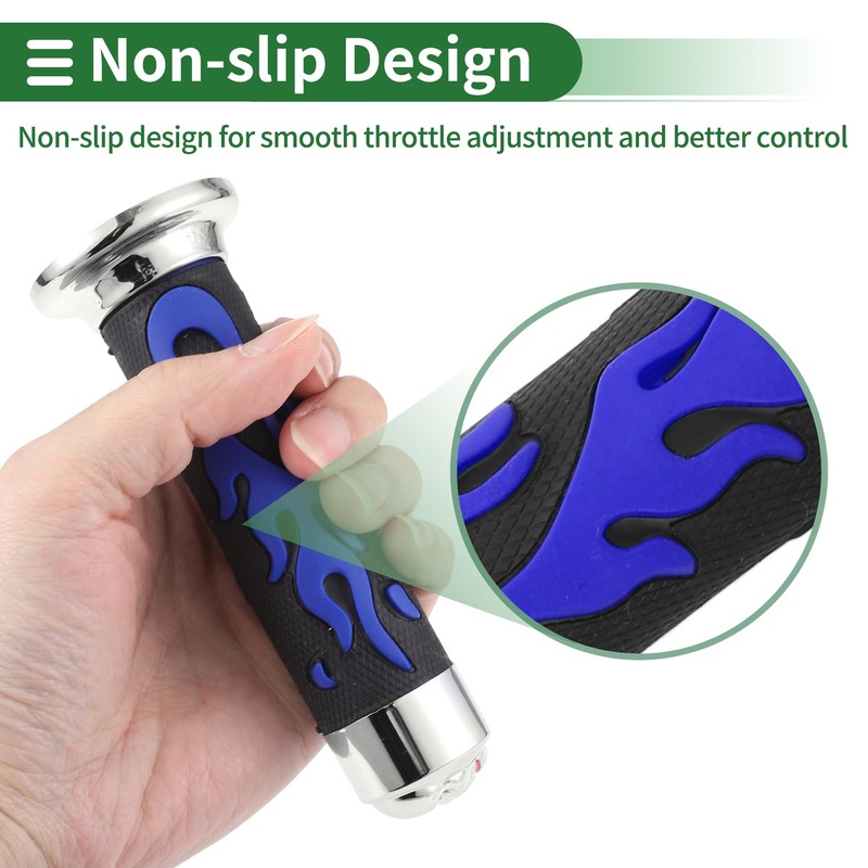 A ABSOPRO 7/8" 22mm 15/16" 24mm Motorcycle Hand Grips Cover