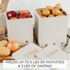 Beautiful Potato and Onion Storage Container Set - Perfectly Sized