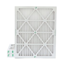 Glasfloss ZL 15x20x2 MERV 10 Pleated 2" Inch Air Filters for AC and Furnace. 3 PACK. Actual Size: 14-1/2 x 19-1/2 x 1-3/4