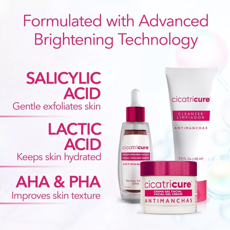 Cicatricure Complete Antimanchas Luminous Dark Spots Brightening Skin Care Kit