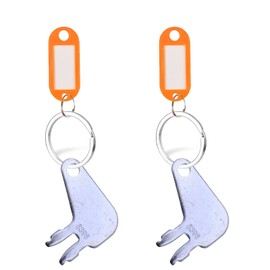 2-Pack Ignition Keys, 8H5306 Master Disconnect Key for Caterpillar CAT Equipment Battery Disconnect and Older Ignitions