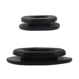 Zoucsj Set of 12 Rubber Grommet Single Side Cover for Honda Motorcycle CB100 CB125S CL100 CL100S CL125S SL100 125 TL125 125S XL100 Cover Replace 83551-300-000