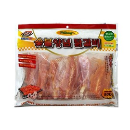 Bean heart red bean heart Charcoal-grilled Marinated Chicken Galbi Milk Chew 500g Nutritional Treat for Dogs / 숯불양념 닭갈비 우유껌 500g 강아지 애견 영양 간식