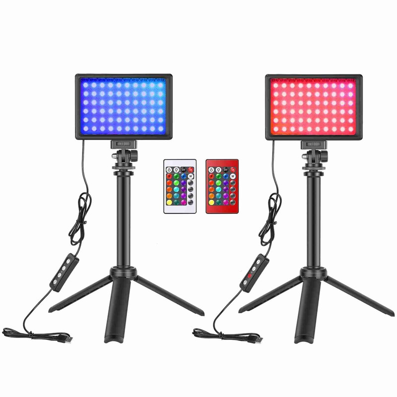 RGB Video Light Kit High Brightness USB Power Photography LED