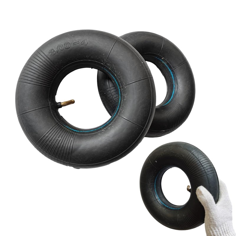 Pack of 2 3.00-4 inch inner tubes, wheelbarrow hose, replacement