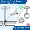 Ceiling Curtain Rod Brackets, Heavy Duty Curtain Rods Hooks, Stainless