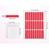 siyuwuro 18Pcs Press On Nail Storage Box with 90Pcs Adhesive