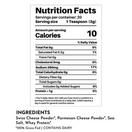 Just Ingredients Parmesan Cheese Popcorn Salt