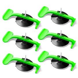 6pcs Suction Cup Clamp Set, Class Clamps Kit for Car Convertible Glass Windshield Top Repair Gluing,With Sponge Pad