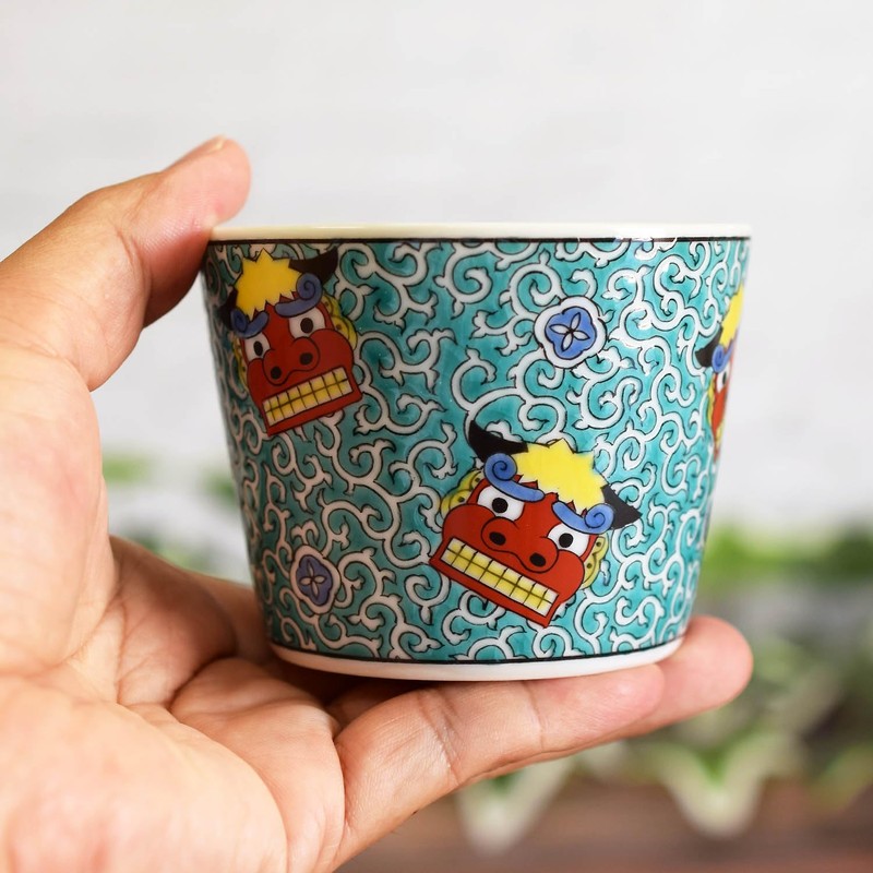 Sobachoko Stylish Tableware, Kutani Ware, Soba Bokokuchi, Shishimai, Ceramic, Japanese