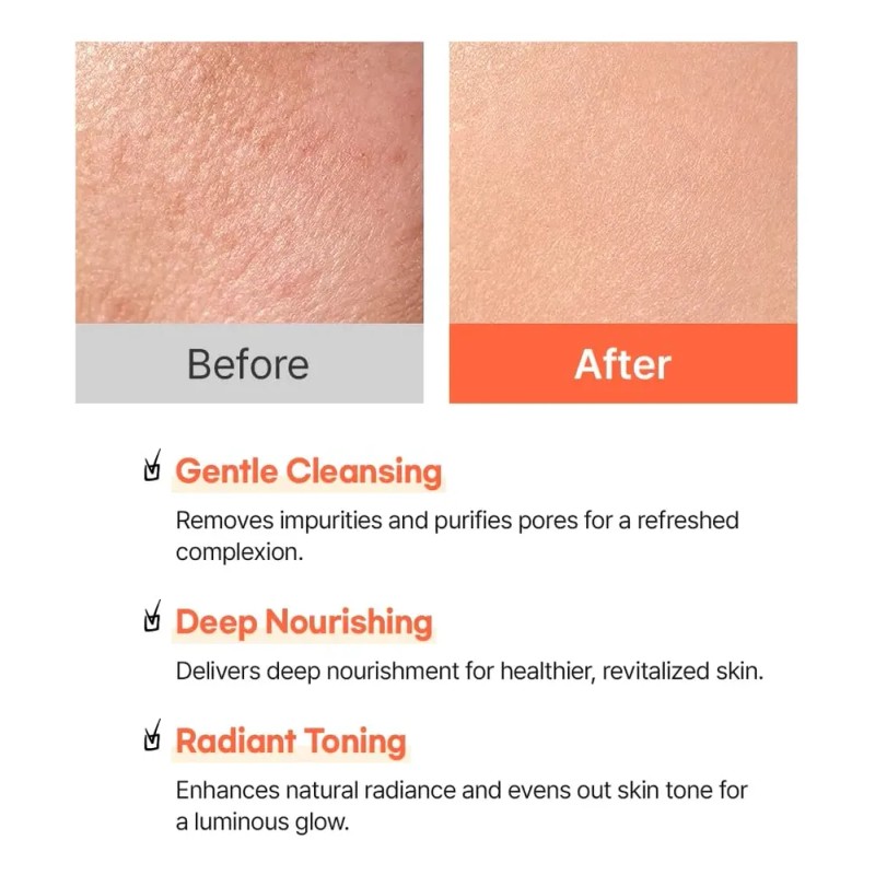 Limpiador En Polvo Hanskin Vitamin C Glow Para Iluminar 70