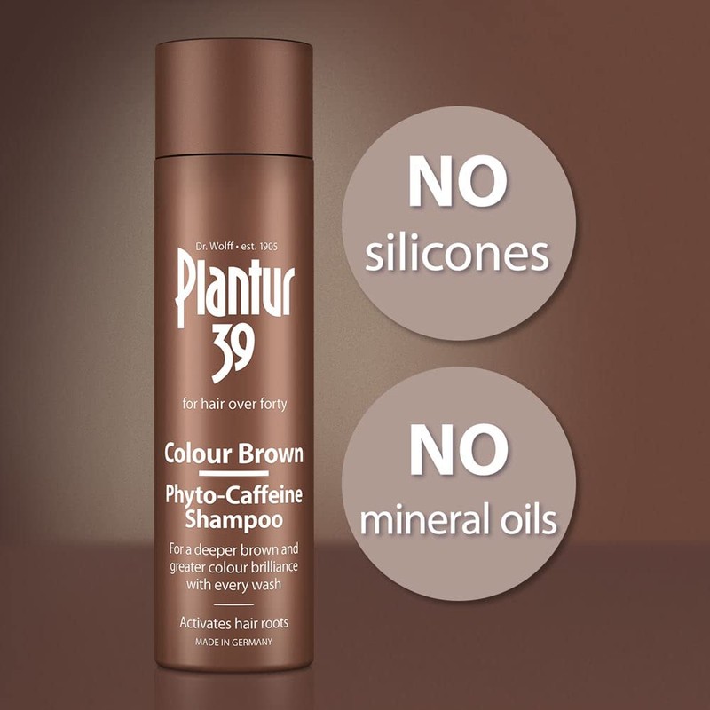 Plantur 39 Colour Brown Phyto-Caffeine Shampoo, 250 ml