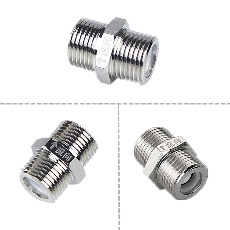 Brass Check Valve 1/2" Male to 1/2" Male Thread Non