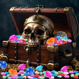 Diamonds for Children School, Pack of 40 Gemstones for Children, Diamonds Children's Gemstones for Children, Large, Crystal Diamonds Large Diamonds Decorative Gemstones for Children Play Diamonds for