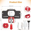 BEAMNOVA Upgraded 35mm Concealed Hinge Jig with Hole Drilling Guide