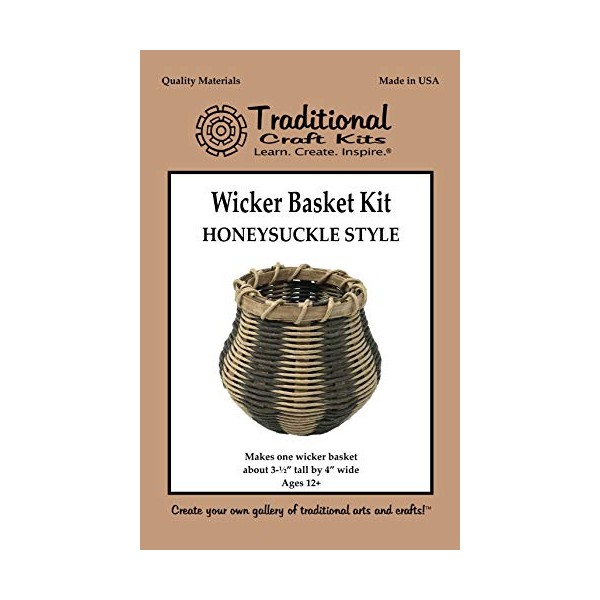 Wicker Basket Kit - Honeysuckle Design