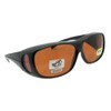 Medium Non Polarized Fit Over Sunglasses Wrap Around Style F1