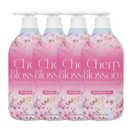 Happybath 해피바스 체리 블로썸 바디워시 900g x4 Happybath Cherry Blossom Body Wash 900g x4
