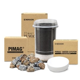 NIKKEN - Repuestos Paquete PiMag PiWater - Kit con cartucho, microesponja y piedras (200g). Filtración eficiente de sedimentos y residuos químicos para mantener la pureza y calidad de tu agua