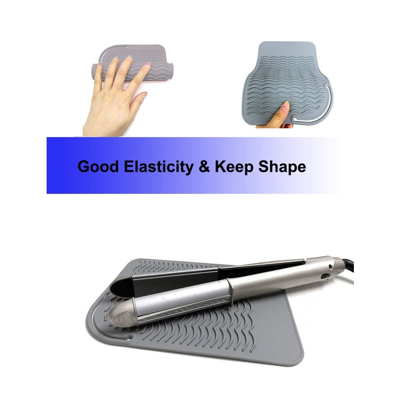 Heat Resistant Mat for Curling Iron, Flat Irons and Hair